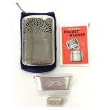 Vintage Peacock pocket hang warmer