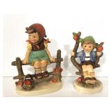 Two Goebel Hummel porcelain figurines