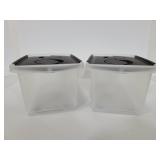 Two small storage bins