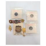 Lansing safety Patrol service pins