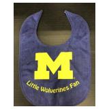 WinCraft "Little Wolverine Fan" Michigan baby bib