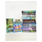Clive Cussler hardcover book collection