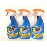 Three new Shout advanced action gel cleaners