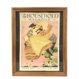 July 1933 The Household Magazine framed cover