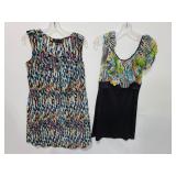 Two colorful ladies dresses