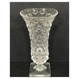 Fostoria American crystal vase