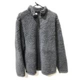 Highland Outfitters gray Sherpa like quarter zip