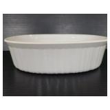 French white casserole dish