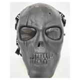 Black skull mask