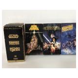 Two copies of The original Star Wars trilogy VHS