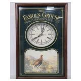 The Famous Grouse World famous Scotch clock