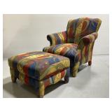 Guildcraft funky occasional chair & ottoman