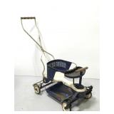 Vintage metal & wood baby buggy