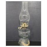 Vintage glass oil lamp