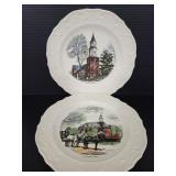 1960s Deland Studios hand volored plates