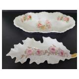 Vintage luster & floral china pieces - Germany