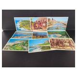 Artco vintage island vacation postcards - unused