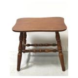 Mid Century small wooden bench