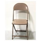 Vintage metal folding chair