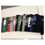 Lot of 19 adult size graphic tees & hoodie