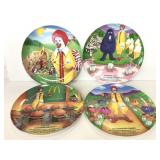 Four 1989 McDonalds collectors plates
