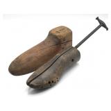 Antique wooden shoe form & stretcher