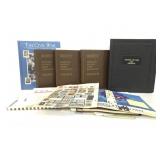 Lot of stamp related books & some stamps