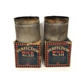 Two old vintage Perfection Wick No. 331