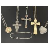 Necklace collection includes one bracelet