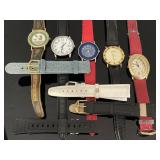 Wrist watch collection w/ extra bands