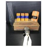 New Aladdin burner, Lox-On Chimney and mantles