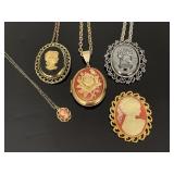 Cameo style jewelry collection