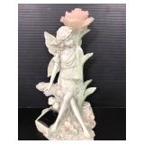 Solar fairy garden statue decor