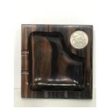 Wood Piso coin ashtray