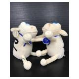 Two Serra counting sheep plush toys