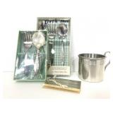 Vintage baby spoons and cup