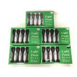 Five boxes of battery operated petite light posts