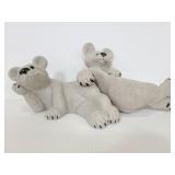 Resin bear Quarry Critters pair