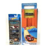 Two new packages of Hot Wheels cars and track