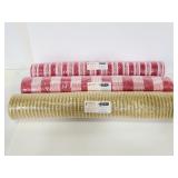 Handmade Holiday ribbon decorative mesh rolls