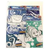 Four new Finding Dory glitter coloring sheets