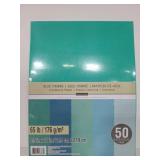 New Blue Ombre cardstock paper pack