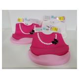 Hudson Baby silicone bibs