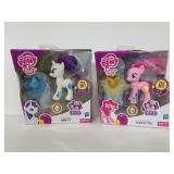 Two My Little Pony Rarity & Pinkie Pie toys