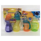 Two brand new packs of Nuby Baby sip cups