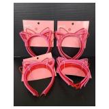 Spritz plastic cat ear head bands