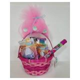 Trolls Easter basket and goodies