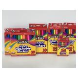 Cra-z-Art markers, colored pencils & crayons