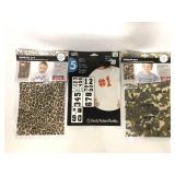 Unopened iron on art pieces and fabric stencils