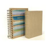New notebook with faux book cardboard box